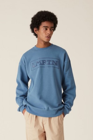 La Martina LMRTN Crew-neck Sweatshirt Blue | CPI-1925