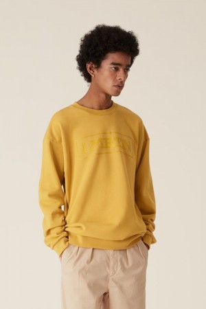 La Martina LMRTN Crew-neck Sweatshirt Yellow | PQD-8425