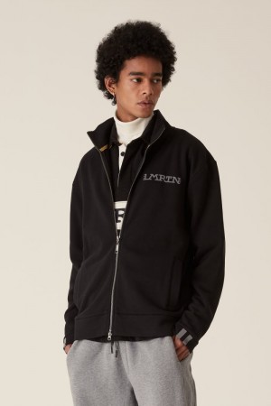 La Martina LMRTN High-neck Sweatshirt Black | YZU-3305
