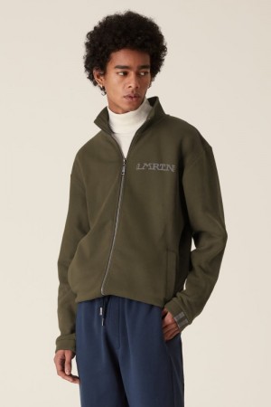 La Martina LMRTN High-neck Sweatshirt Deep Green | WAT-5140