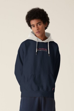 La Martina LMRTN Hoodie Navy | XHM-5928