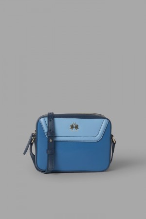 La Martina Multicoloured Leather Women Bags Navy | GIA-9235