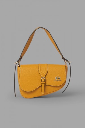 La Martina Saddle Women Bags Yellow | KEV-0888