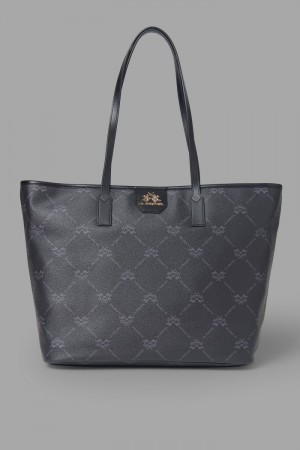 La Martina Synthetic Fibre Women Bags Black | HFX-1535